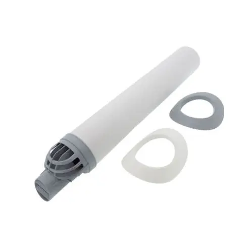 Rinnai 229033 - 2/4" Condensing Wall Termination, 21" w/ 2 Wall Plates (PPtl) fits SENSEI RX