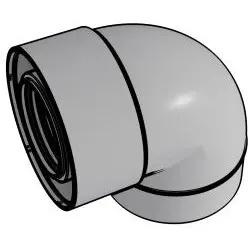 Rinnai - 229230NPP - 10 in. 2/4 Condensing 90 Degree Elbow for Tankless Water Heaters