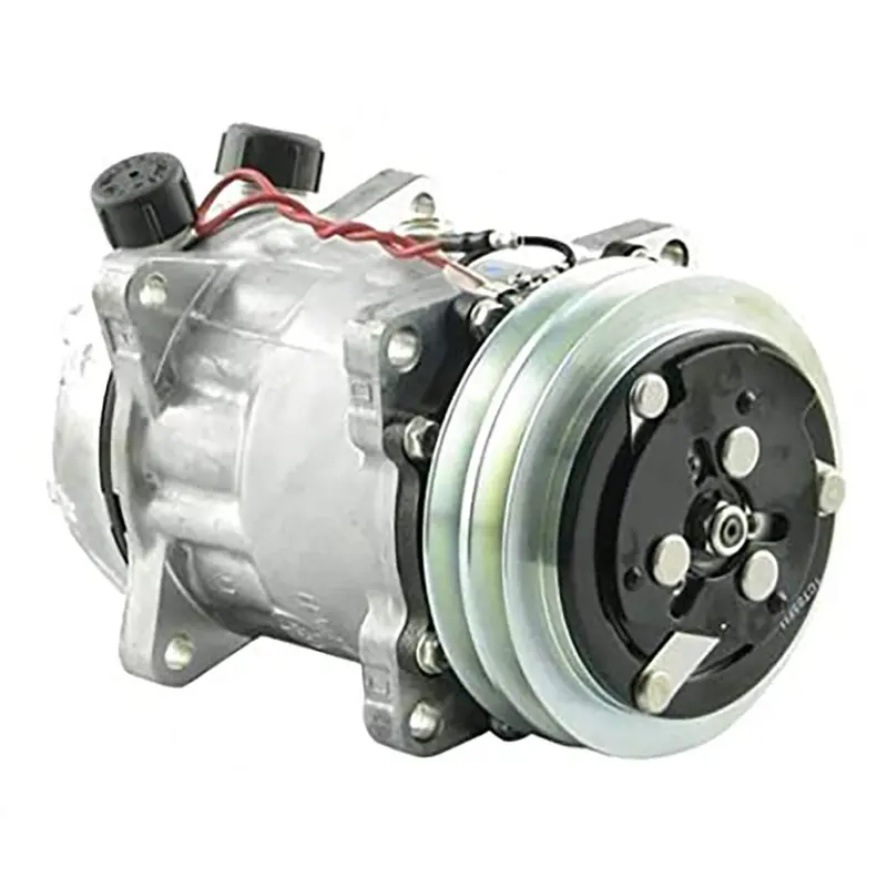 Sanden Compressor with Clutch Fits Agco Replaces 0.009.7660.4