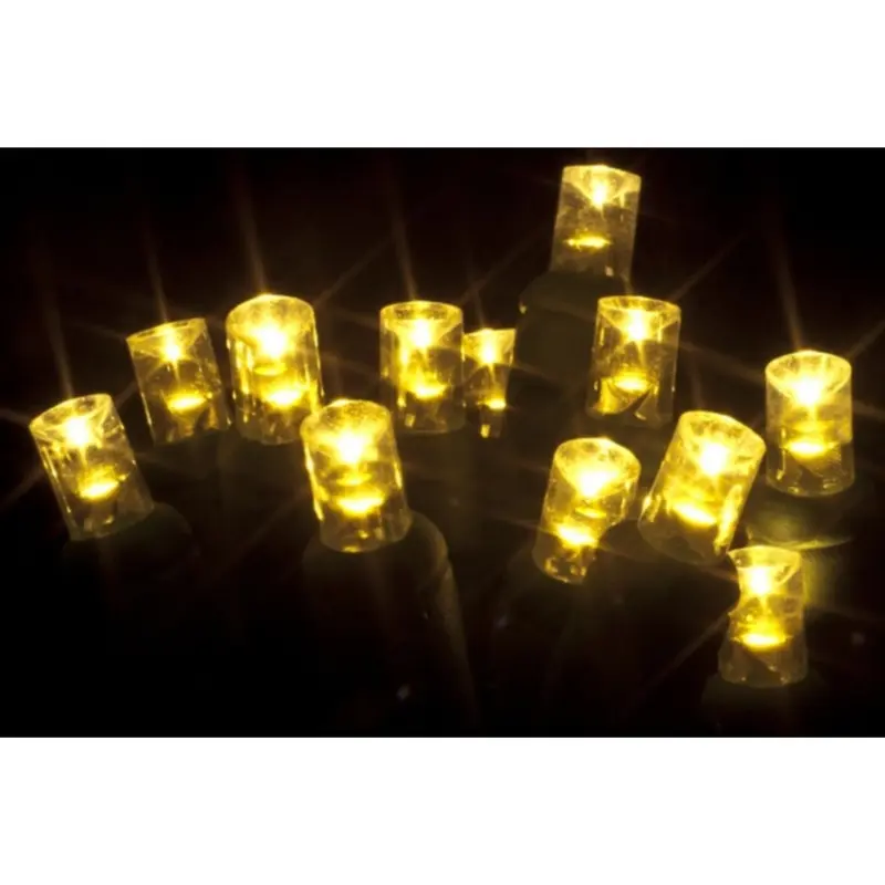 Seasonal Source - 220044 - Sun Warm White DuraBright 5MM LED Strand, 6" Spacing
