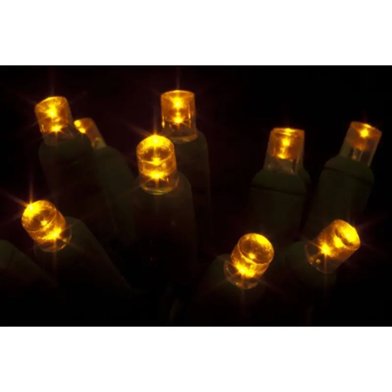 Seasonal Source - 45604R-B - Yellow 5MM LED Strand, 4" Spacing