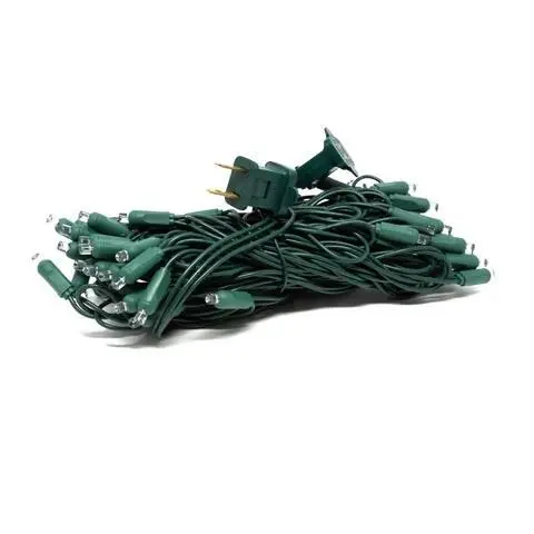 Seasonal Source - 45695R-B - Sun Warm White 5MM LED Strand, 4" Spacing