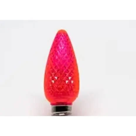 Seasonal Source - LED-C9-PNK-DURA - C9 Durabright SMD Pink Bulb 25 ea.