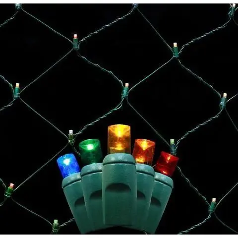 Seasonal Source - LEDNET-MUL - LED 4 x 6 ft Multi-Colored Net Lighting