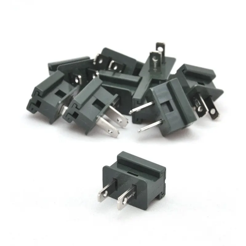 Seasonal Source - MALE-400 - Male Slide On Polarized Plug (10 pack) - Green