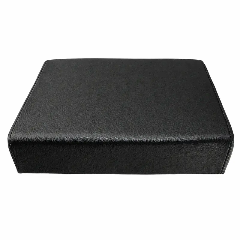 Seat Cushion - Wood Backed Vinyl Black Fits John Deere 620 630 720 730 820 830