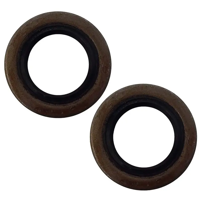 Set of (2) 832195M1 Double-Lip Grease Seals 1.249" x 1.983" 2000lb Trailer Axels