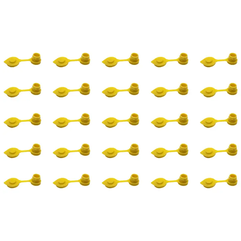 Set of 25 New Gas Can Vent Caps (Yellow) Heavy Duty MYC-Y-VENT25 for Gas Diesel Fuel Kerosene Water Cans