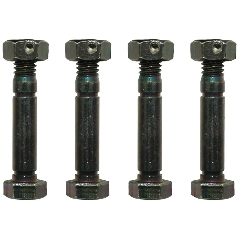 Set of (4) 2" x 5/16" Shear Pins w/ Nuts Fits Ariens & Fits John Deere Snow Blower Models