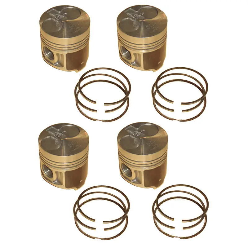 Set of 4 Replacement Piston Kits 2706968 Fits Caterpillar CAT 3024C C2.2