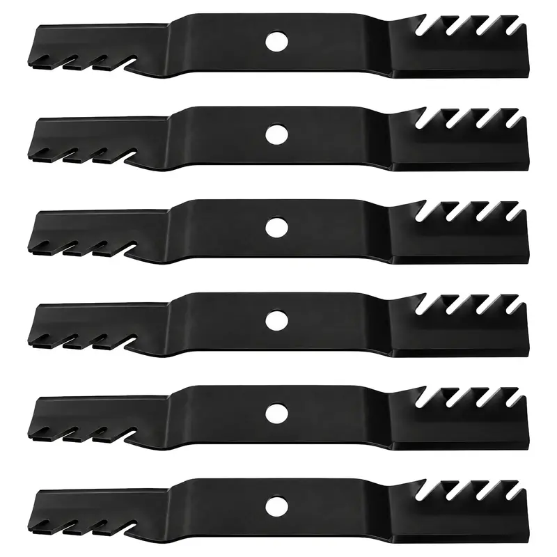 Set of (6) K5371-99040 Superior Mulching Predator Blade Fits Kubota 60" Deck