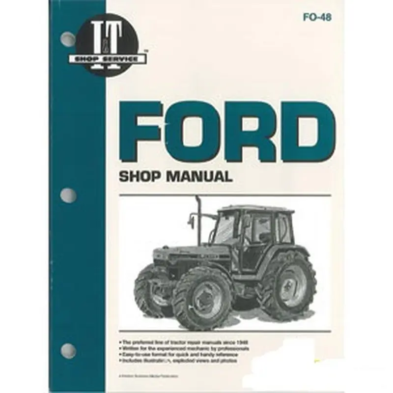 Shop Manual Fits Ford/New Holland Replaces FO-48