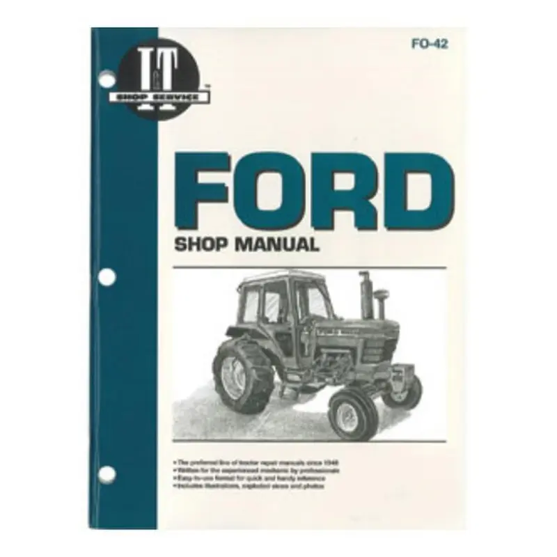 Shop Manual FO42 Fits Ford New Holland 6600 6610 6700 6710 7000 7600 7610