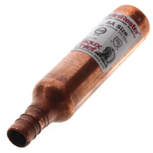 Sioux Chief - 660-X2B - Mini-Rester Water Hammer Arrester 1/2" PEX Crimp Straight