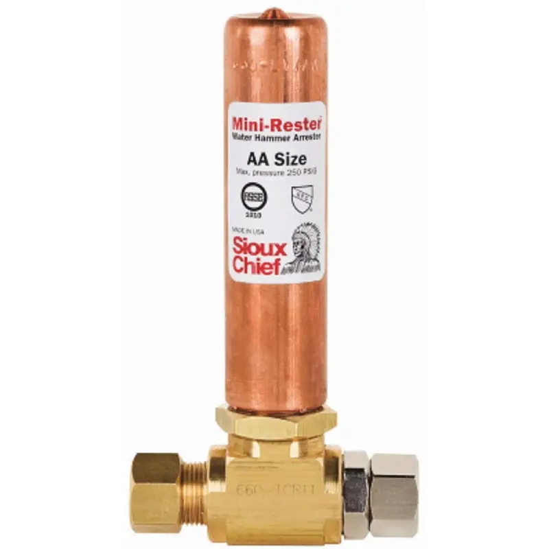 Sioux Chief - HD660-GTR1 - MINI-RSTR 3/8" OD STOPLF by SIOUX CHIEF MfrPartNo 660-GTR1