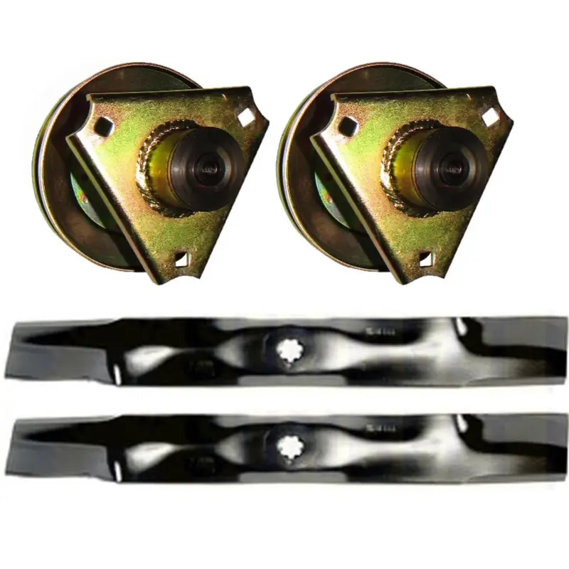 Spindle Assembly & Mower Blade Kit Fits John Deere Replaces AM137327