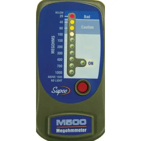 Supco M500--LED MEGOHMMETER