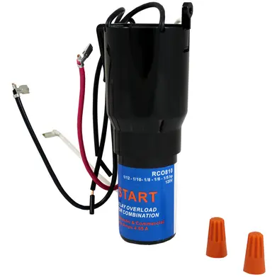 Supco - RCO810 - RELAY CAPACITOR OVERLOAD