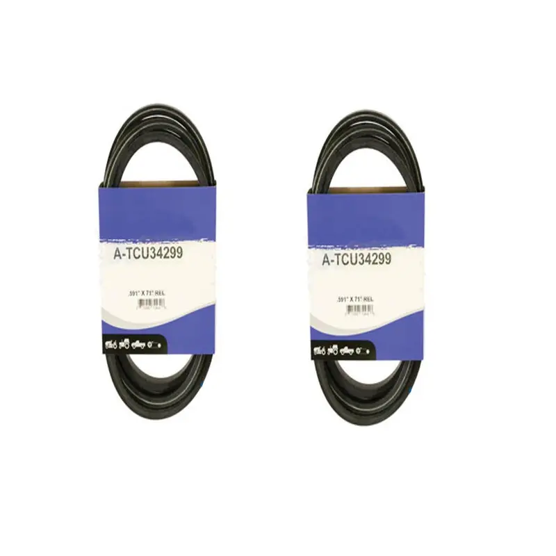 TCU34299 Traction Drive Belts (2) Two For Deere Zero-Turns Z985R Z945M Z965R Z920M
