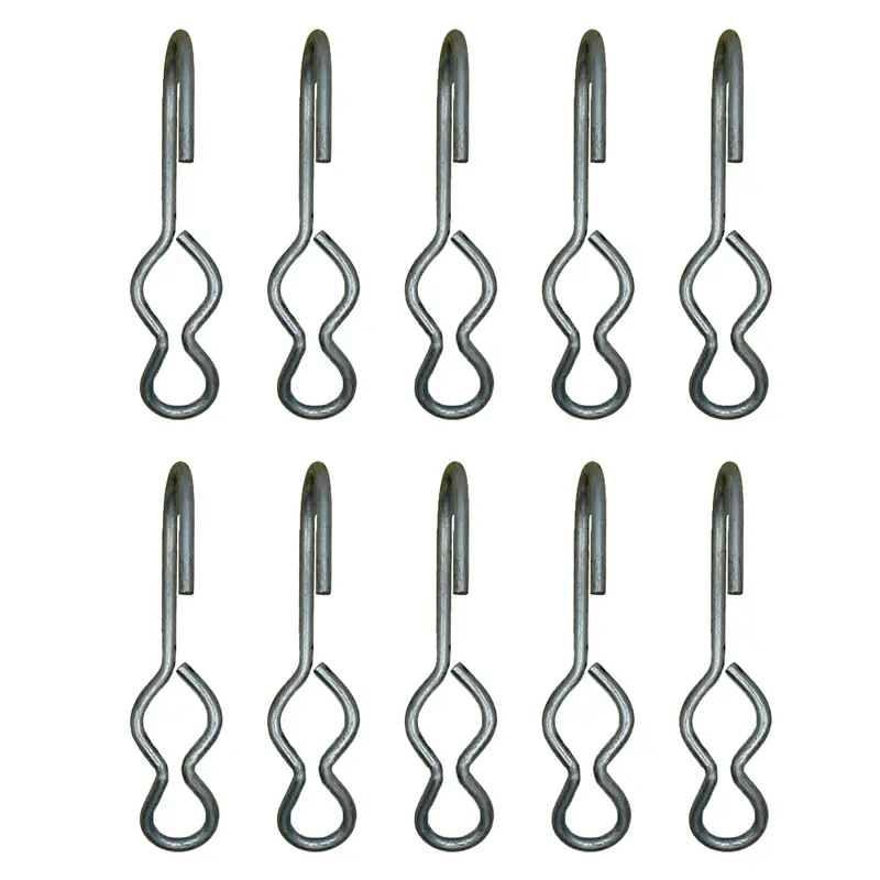Ten New S-J Style End Hooks For Tarping & Tie-Down Applications Non Slip Design
