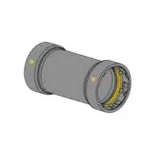 Titan Press TPCL0114G 1-1/4 in. P x P No-Stop Coupling, HNBR Gas, Carbon Steel