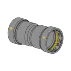Titan Press TPCP0012G 1/2 in. P x P Coupling, HNBR Gas, Carbon Steel