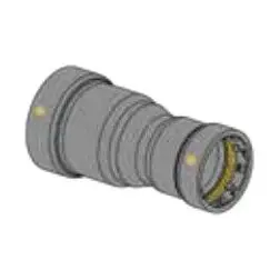 Titan Press TPRC1134G 1-1/4 in. x 3/4 in. P x P Reducing Coupling, HNBR Gas, Carbon Steel
