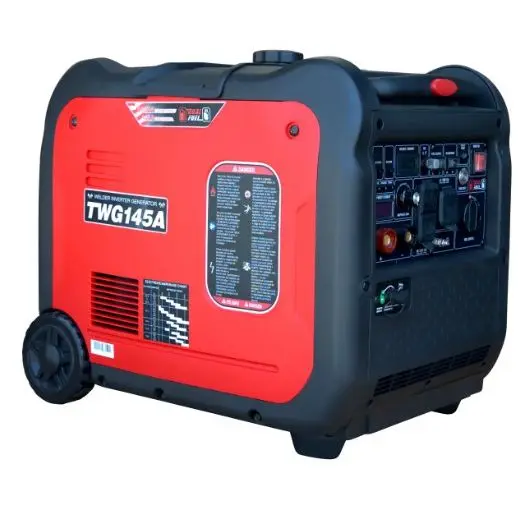 Tomahawk 145 Amp Welder Generator, Super Quiet, Stick TIG Engine Drieven Inverter - TWG145A
