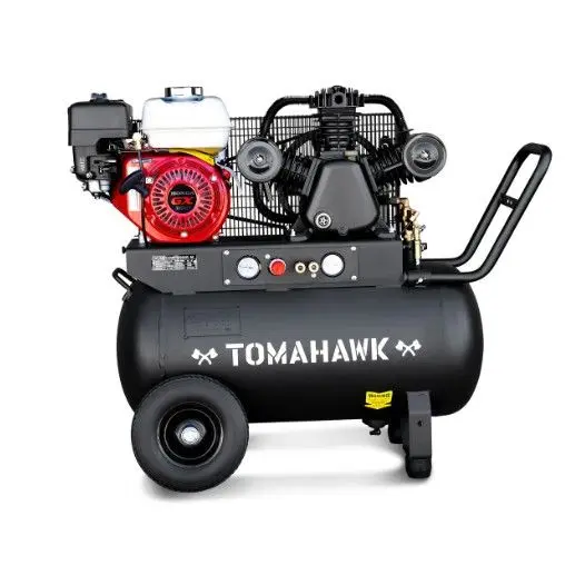 Tomahawk 20 Gallon Portable Air Compressor 6.5HP Honda GX200 - TAC20H-200