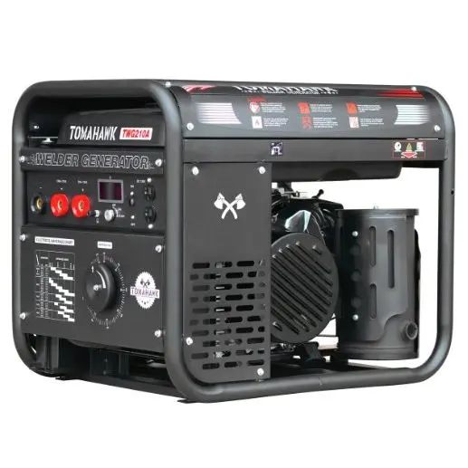 Tomahawk 210 Amp Welder Generator Stick TIG Engine Driven Inverter 2000 Watt Portable Kit - TWG210A