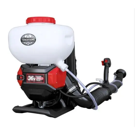 Tomahawk 3.7 Gallon Battery Backpack Fogger, Duster, Blower for Pest Control + 4 batteries - eTMD14 + 3 EXTRA Battery