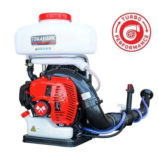 Tomahawk 3.7 Gallon Turbo Boosted Backpack Fogger, Duster, Blower with 3HP Engine for Pest Control + ULV - TMD14 - TMD14-ULV