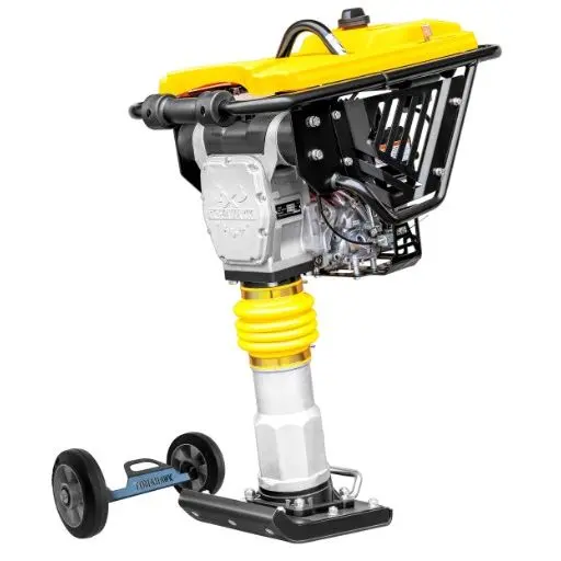 Tomahawk 3 HP Honda Vibratory Rammer Tamper with Honda GX100 Engine 3350 lbs/ft, and Wheels - JX60H + WHEELS