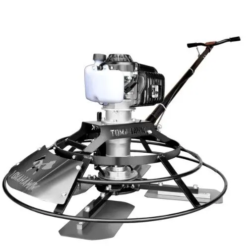 Tomahawk 30" Portable Concrete Power Trowel with 18ft Bull Float Handle 37cc Engine - JXPT30T