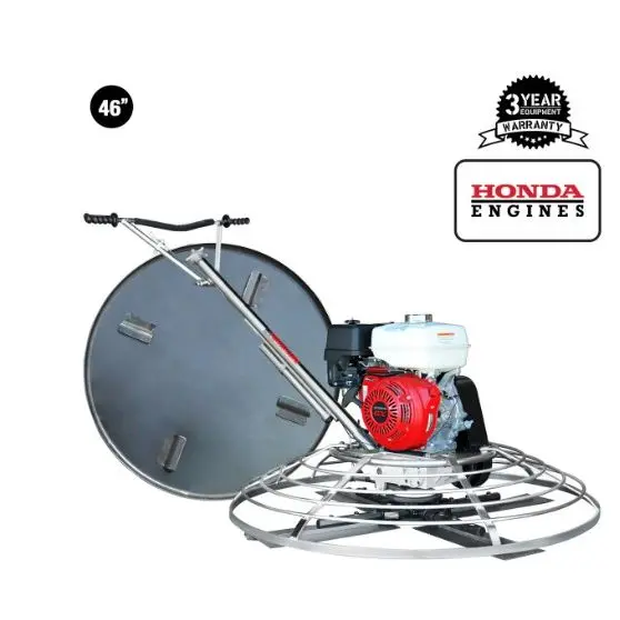 Tomahawk 46" Concrete Power Trowel Honda GX270 Engine Float Pan Screed Edge Cement Finishing Tool - TPT46H-270