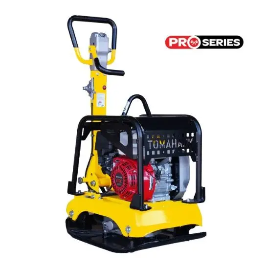 Tomahawk PRO Series 6.5 HP Honda Reverse Hydraulic Plate Compactor for Soil, Aggregate, Cohesive Compaction - TPC175H