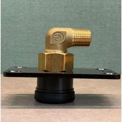 TracPipe FGP-AF-E-500 90° Steel Flange Fitting (Male-NPT) with Flip Sleeve Assembly for TracPipe or TracPipe