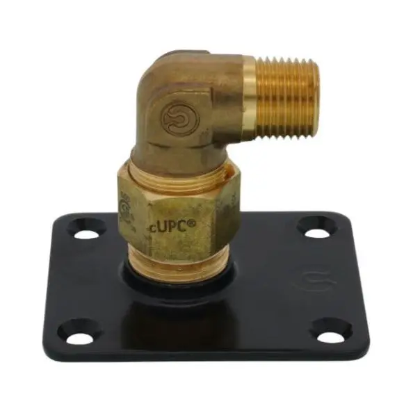 TracPipe - FGP-ELS-500 - AutoFlare 90 Degree Steel Flange Fitting 1/2"