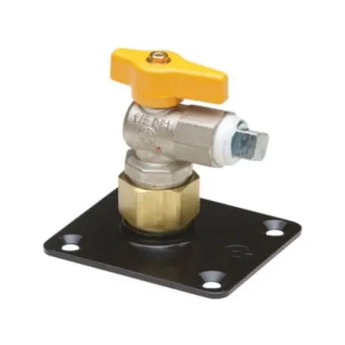 TracPipe - FGP-RF90V-375 - AutoFlare 90 Degree Steel Flange Valve 3/8"