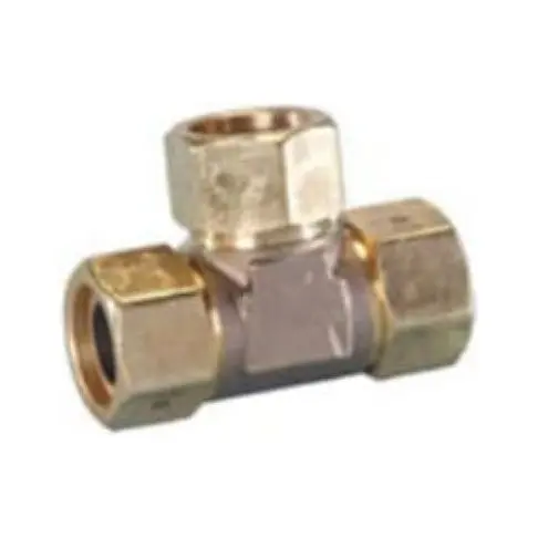 TracPipe - FGP-TF1000T1000 - AutoFlare Tee - All Outlets 1" x 1"