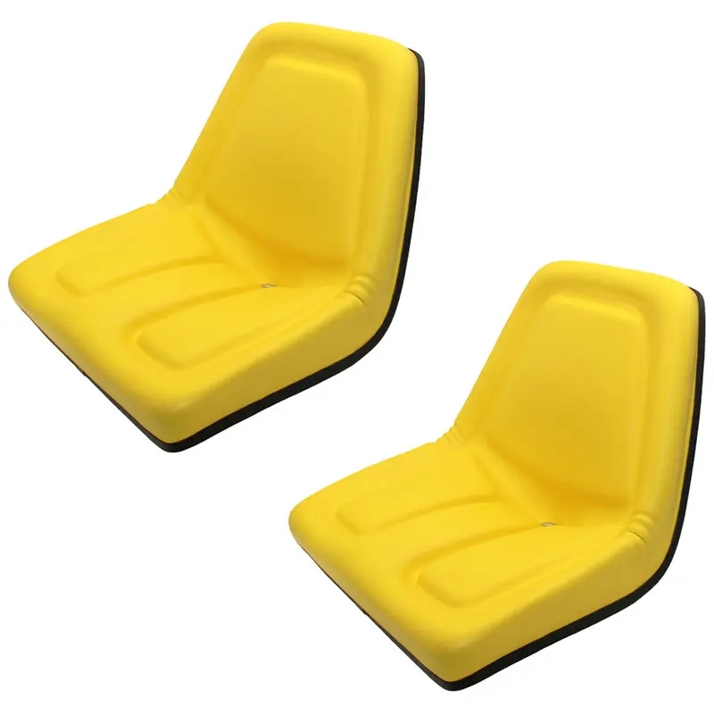 Two Yellow Michigan Seats Fits John Deere Fits Gator Lawn Tractor