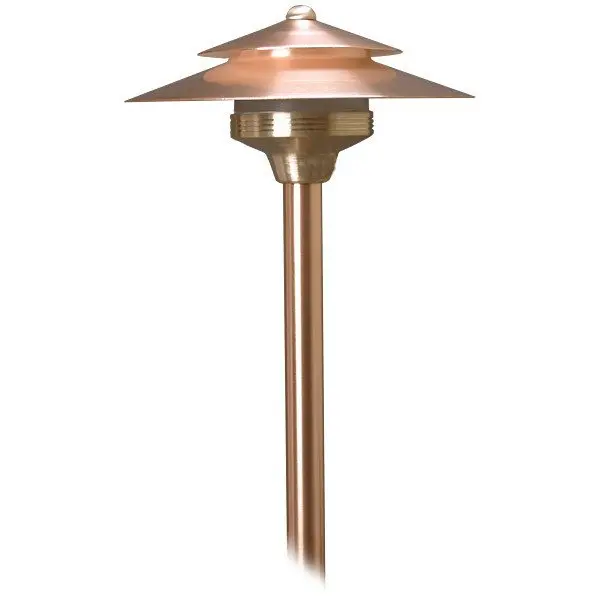 Unique Lighting Systems - CM-NL - Cambridge 12V Copper Path Light, No Lamp