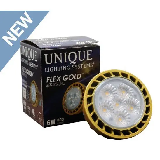 Unique Lighting Systems - LED-5W-DM6SP27K MR16 Flex Gold™ LED Spot