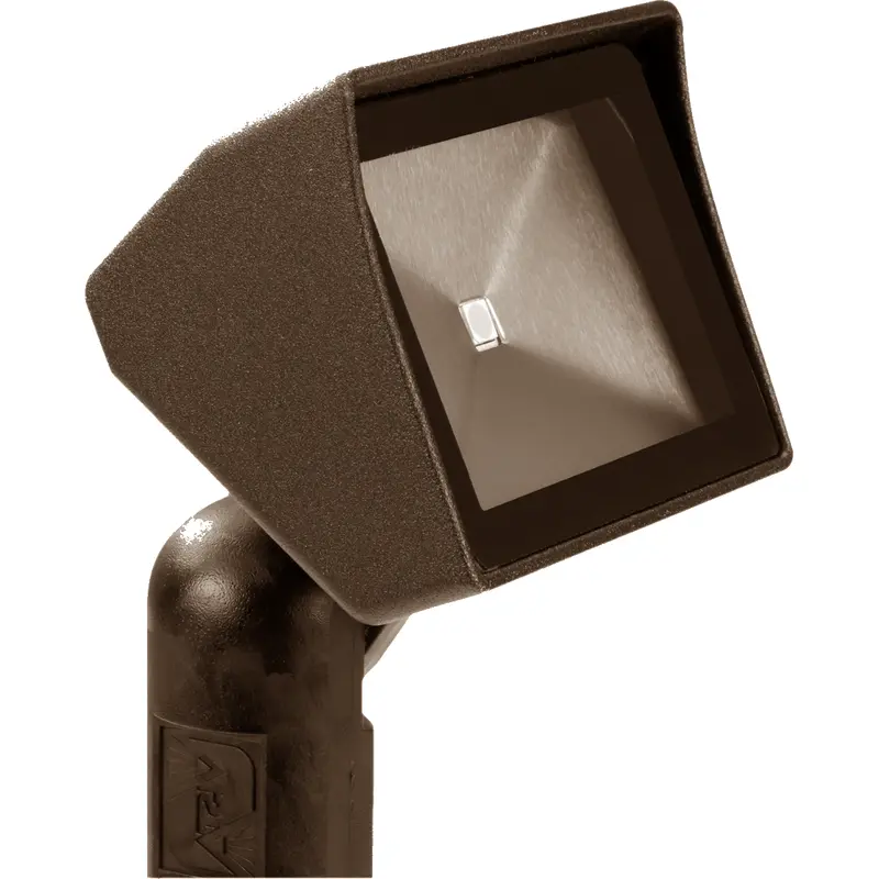 Vista Outdoor Lighting - GR-5105-Z-4-W-FR - 5105 Aluminum Mini Area Light, Architectural Bronze, Warm, Frosted Lens