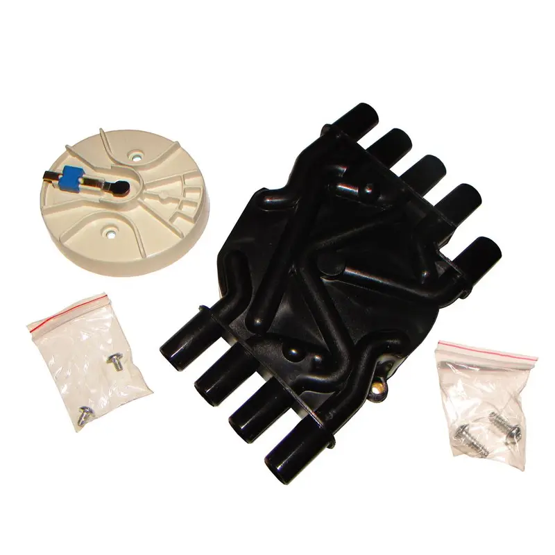 VORTEC 8 CYL - Black brass cap and rotor kit Fits Mercury Marine