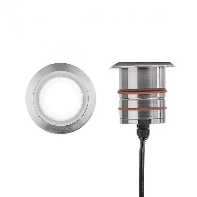 WAC Lighting - 2021-27SS - 2" LED INGROUND-2700K-SMALL ROUND Stainless Steel