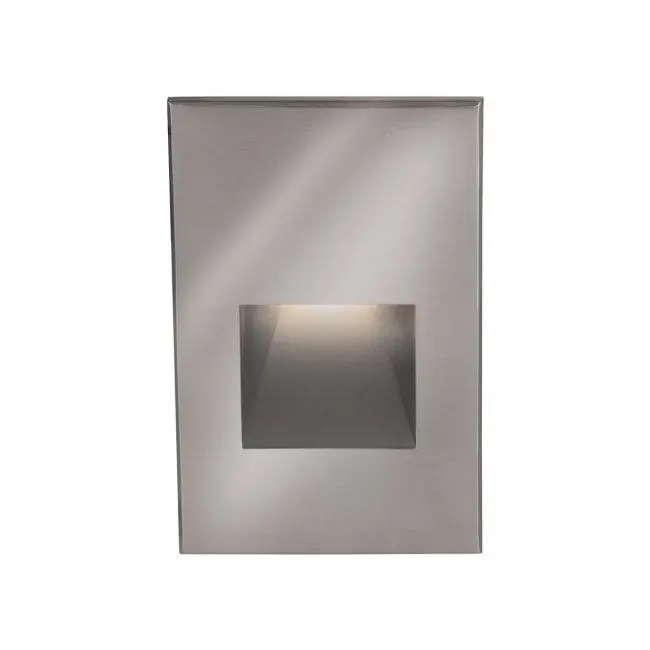 WAC Lighting - 4021-AMSS - Stainless Steel Rectangle LED Step Light, Amber