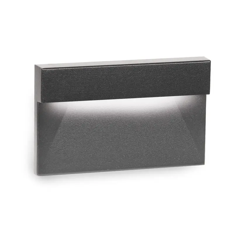 WAC Lighting - 4091-27BK - 9-15V Step And Wall Light - 2700K Rectangle Black