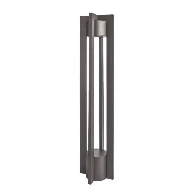WAC Lighting - 6631-27BK - Black Chamber 12V LED Bollard, 2700K