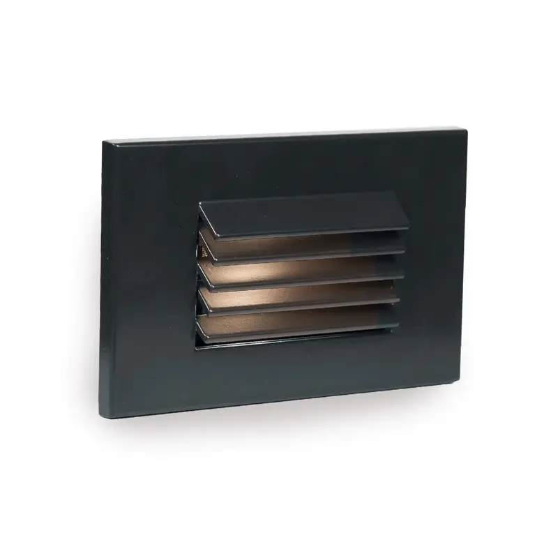WAC Lighting - WL-LED120F-AM-BK - Step And Wall Light Amber 277V Black on Aluminum